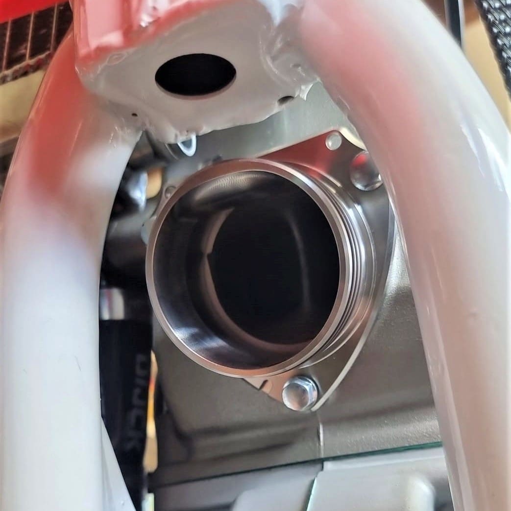 304 Stainless Steel '85-'01 CR500 "TORQUE" Exhaust Manifold image 6