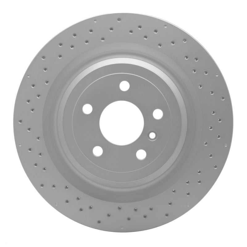 R1 13-13 Mercedes-Benz GL550 Rear Drilled GeoSPEC Coated Rotor
