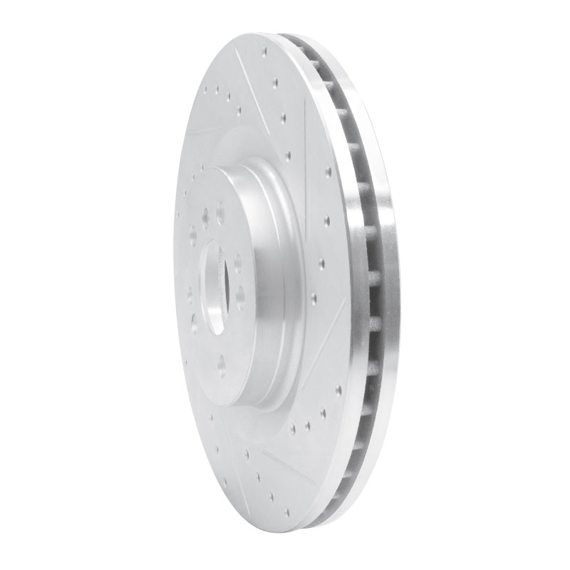 DFC 06-12 Mercedes-Benz R320 Front Right Drilled & Slotted Silver Brake Rotor