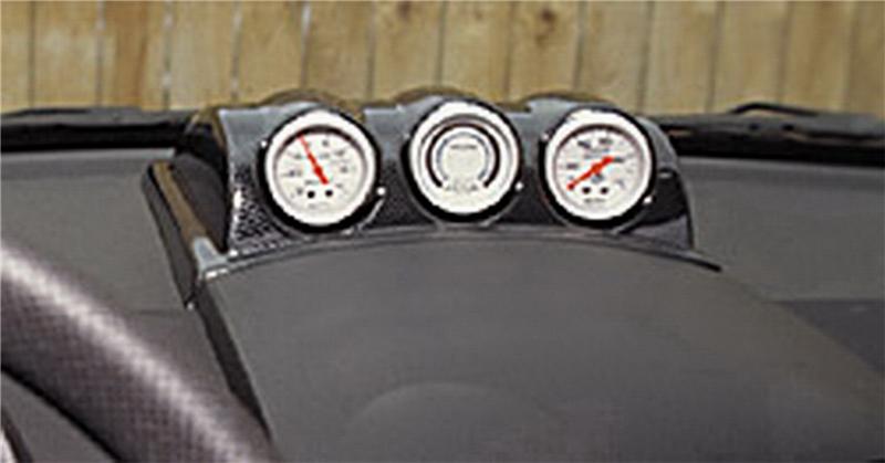 Autometer 98-10 VW Beetle 2-1/16in Triple Dash Top Gauge Mount
