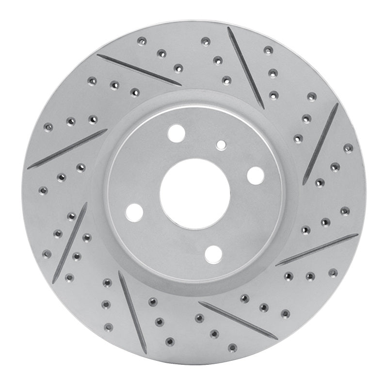 R1 16-25 Mazda MX-5 Miata Front Right Drilled & Slotted Geo-Carbon Rotor