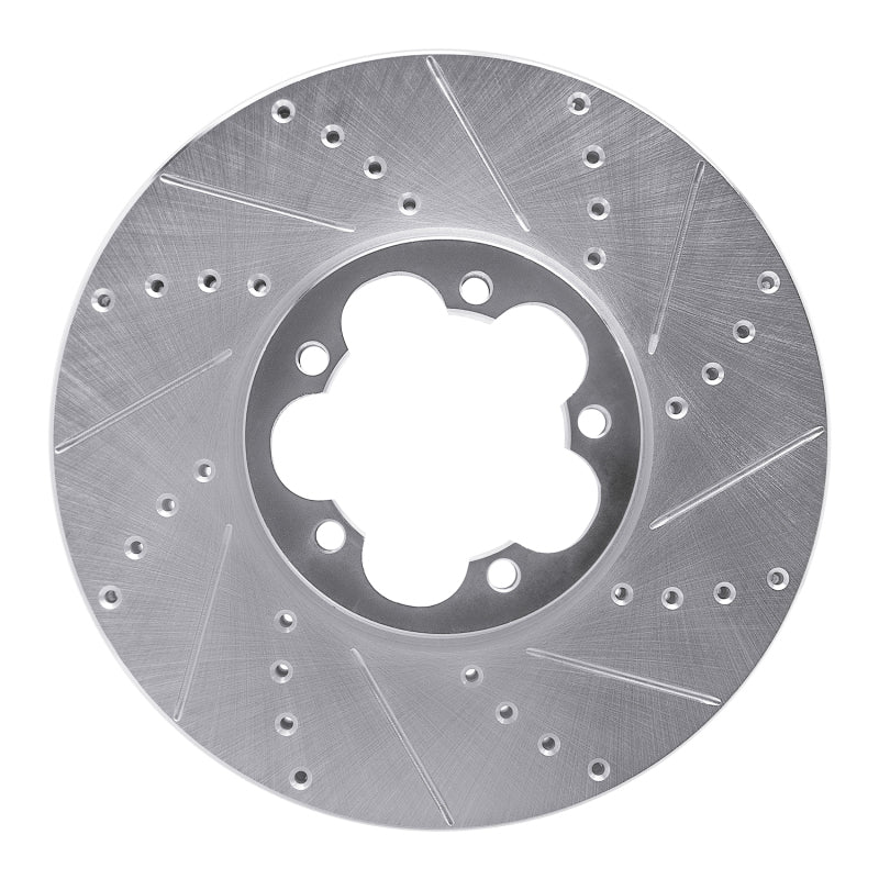 DFC 15-25 Ford Transit-350 HD/DRW Front Right Drilled & Slotted Silver Brake Rotor