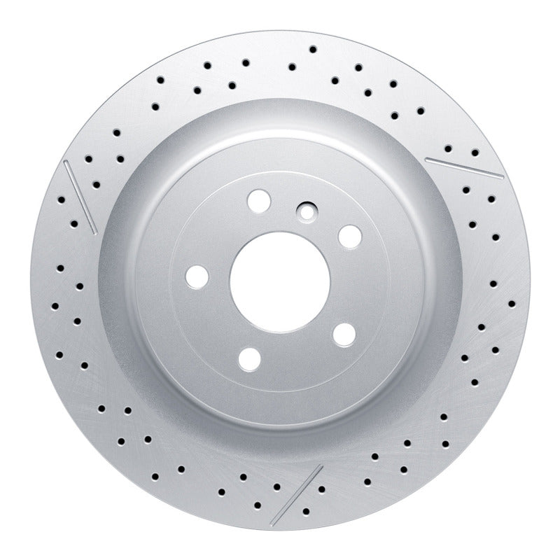 R1 12-19 Mercedes-Benz GLE63 AMG Rear Drilled & Slotted GeoSPEC Coated Rotor
