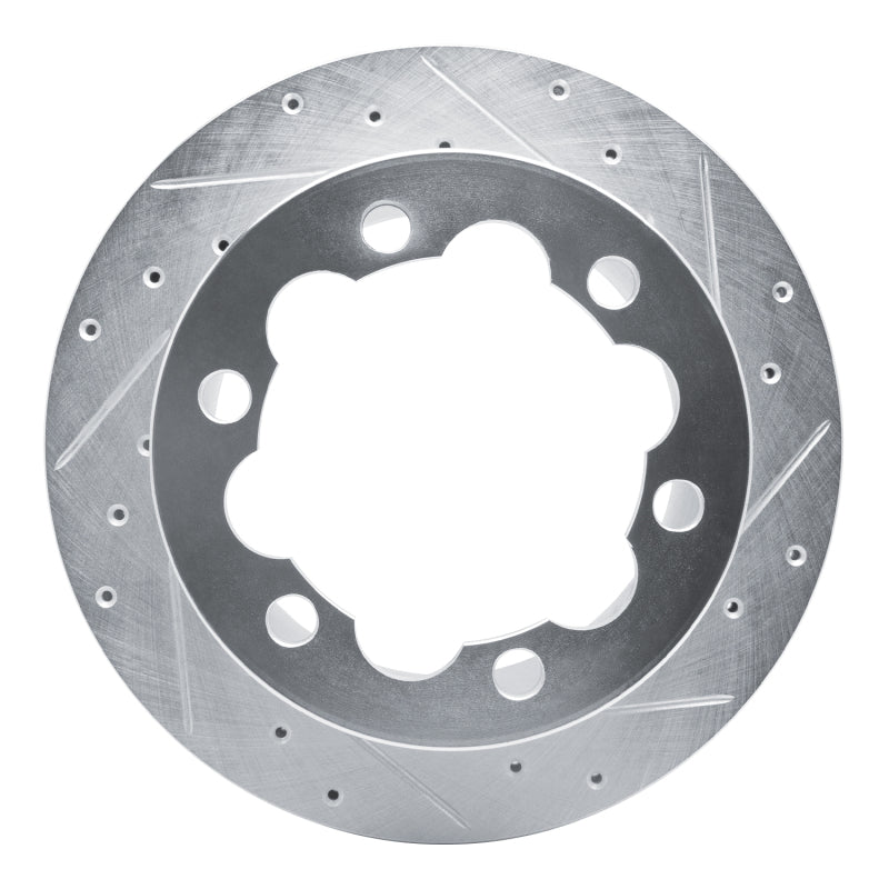 R1 02-06 Dodge Sprinter 3500 Rear Right Drilled & Slotted Silver Brake Rotor