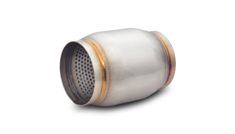Vibrant SS Race Muffler 4.5in inlet/outlet x 5in long