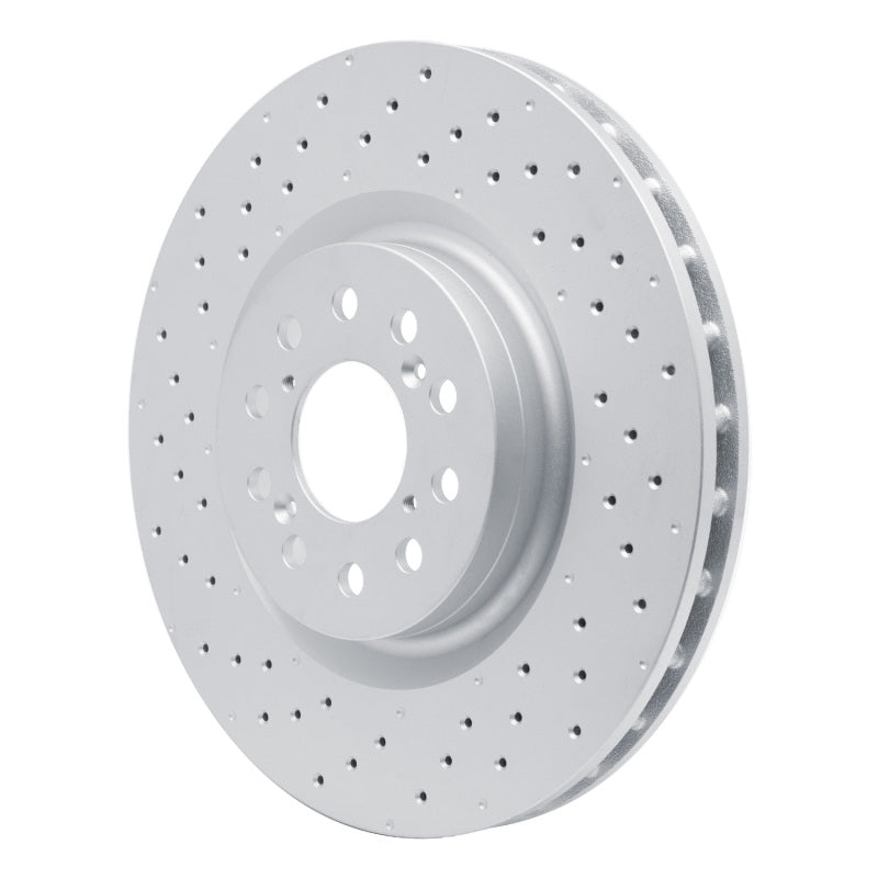 R1 17-25 Honda Civic Hatchback Front Drilled Carbon Alloy GeoMET Rotor