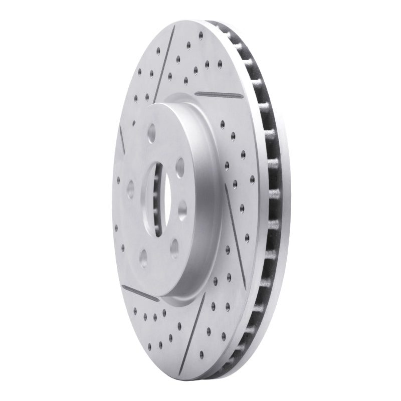 R1 10-25 Buick Regal Front Left Drilled & Slotted Geo-Carbon Rotor