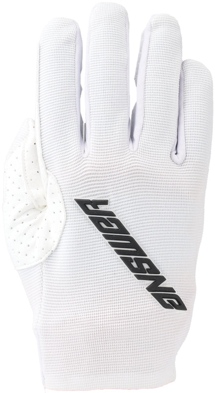Answer 25 Aerlite Gloves White/Black Logo Youth - Large