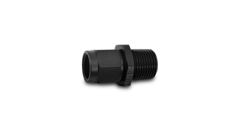 Vibrant -10AN to 1/2in NPT Female Swivel Straight Adapter Fitting