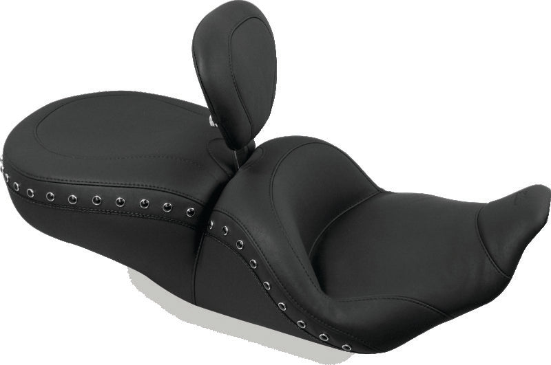 Mustang 15-23 Kawasaki Vulcan S Solo Seat Diamond Stitch - Black
