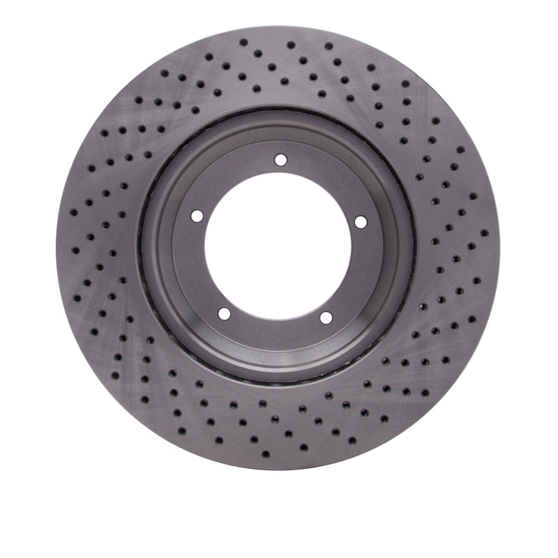 DFC 82-89 Porsche 911 Left Front Drilled Brake Rotor