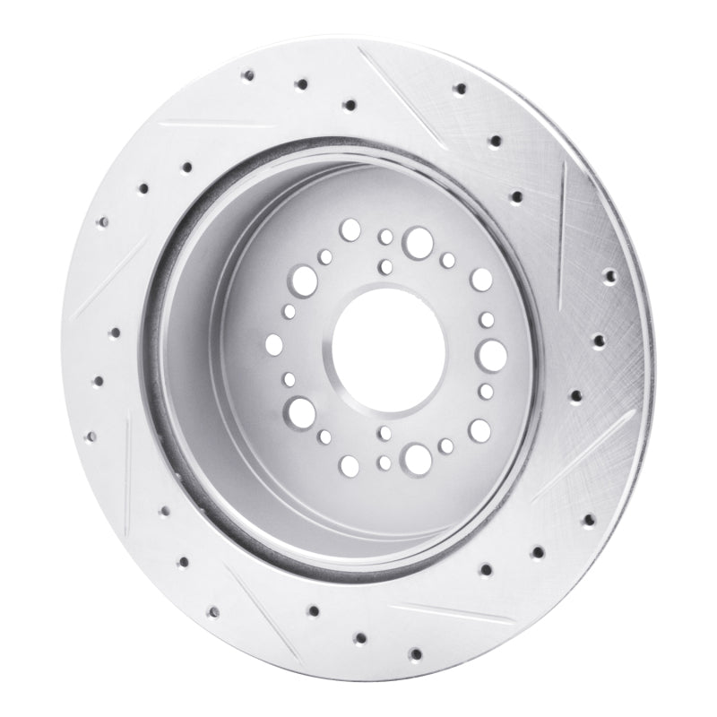 DFC 92-00 Lexus SC300 Rear Left Drilled & Slotted Silver Brake Rotor