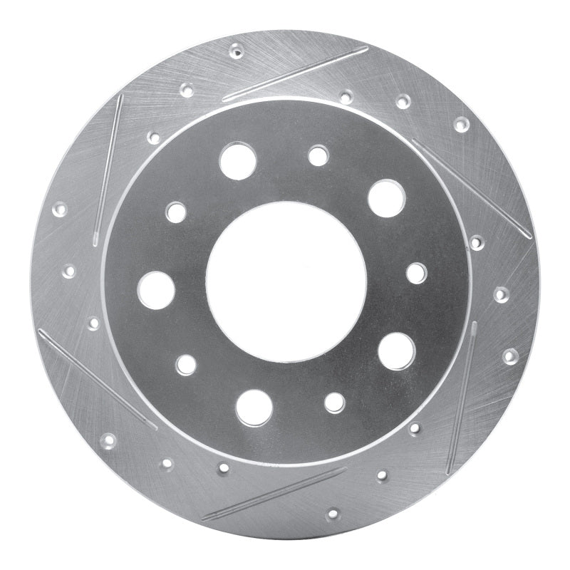 R1 14-21 Ram Promaster 2500 Rear Left Drilled & Slotted Silver Brake Rotor
