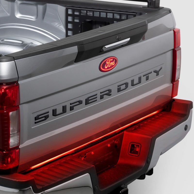 Putco 20-22 Ford Super Duty Letters Tailgate/Rear Ford Lettering Emblems (Stamped/ Black Platinum)