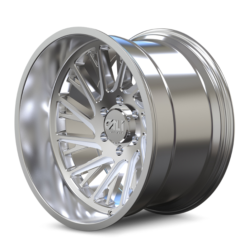 Cali Off-Road 9114 Purge 22x12 / 6x135 BP / -51mm Offset / 87.1mm Hub Polished Wheel