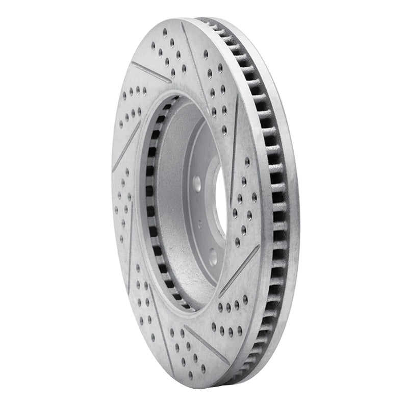 R1 03-08 Cadillac Cts Front Left Drilled & Slotted Geo-Carbon Rotor