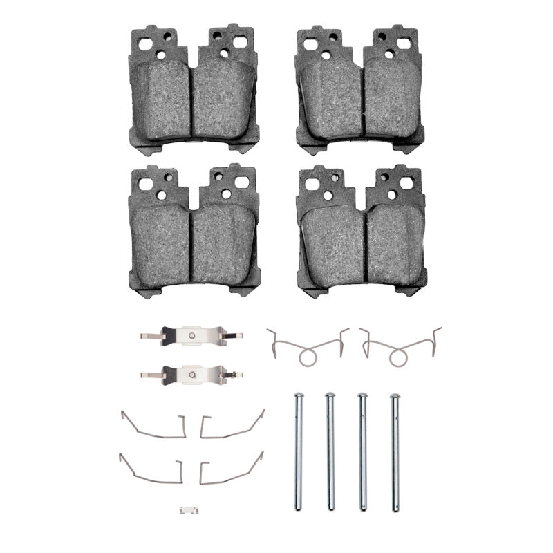 DFC 07-25 Lexus LS500h Rear Euro 5000 Ceramic Brake Pads and Hardware Kit