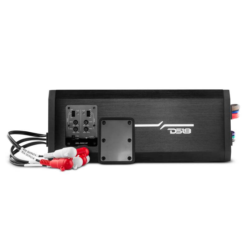DS18 4-Channel Class-D Amp Full-Range 4 x 250 Watts RMS at4 ohm IP67 Waterproof Rating