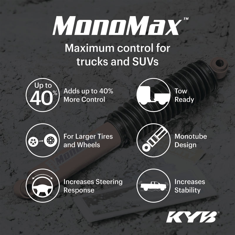 KYB Shocks & Struts MonoMax Front DODGE Ram 1500 2500 3500 Pickup (4WD) - Lift Replacement Shocks 19