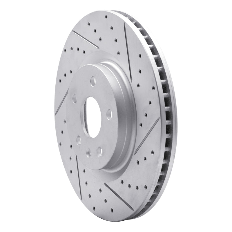 R1 13-19 Buick Regal Front Right Drilled & Slotted Geo-Carbon Rotor