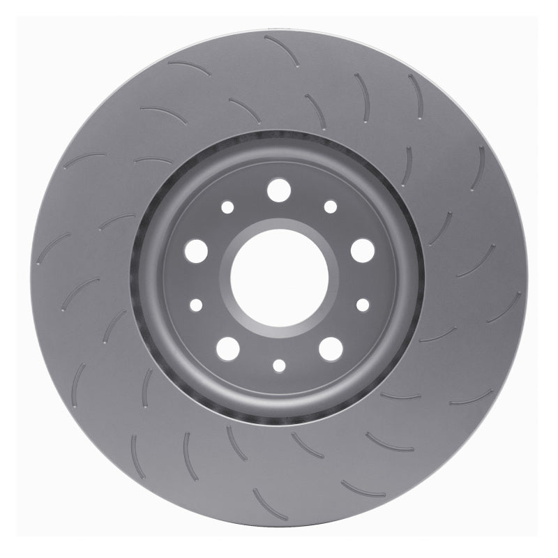 R1 15-19 Cadillac CTS Left Front Slotted GeoSPEC Coated Rotor