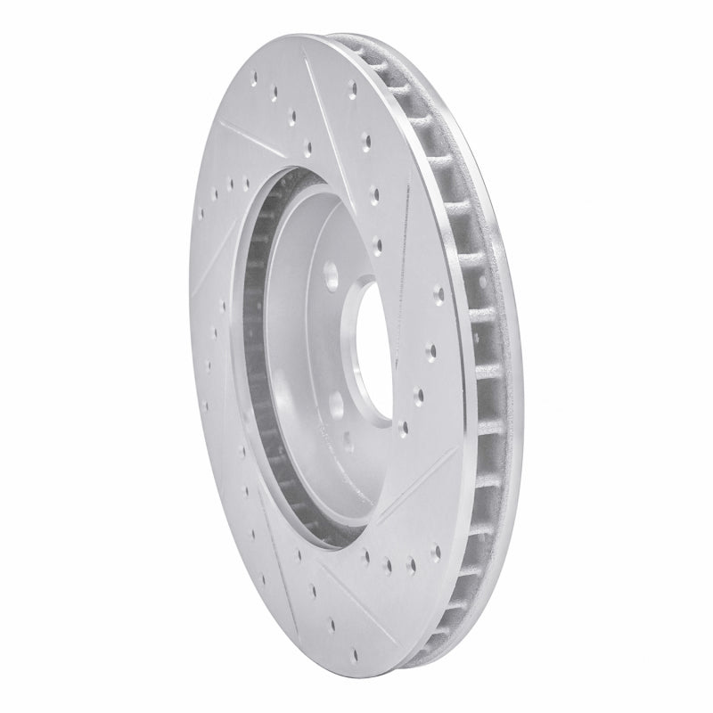 DFC 90-98 Mercedes-Benz 300SL Front Left Drilled & Slotted Silver Brake Rotor