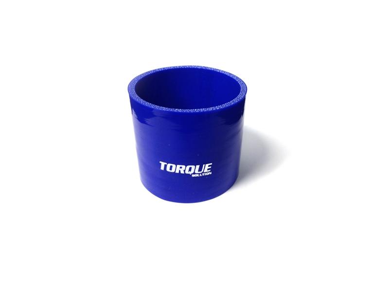 Torque Solution 45 Degree Silicone Elbow: 3 inch Black Universal