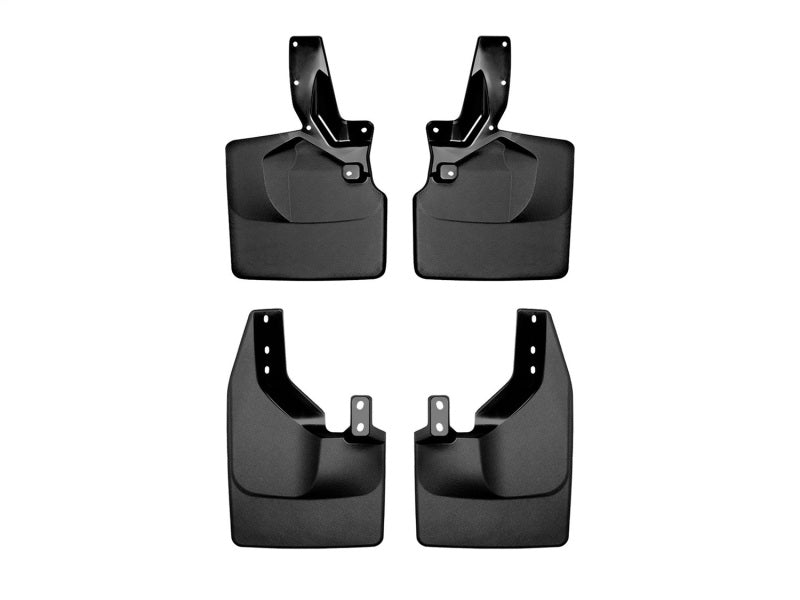 WeatherTech 21-23 Ford Bronco (Will Fit Factory Rock Rails/Tube Step) No Drill Mudflaps - Black