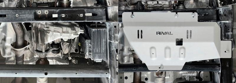 RIVAL 2015-2026 Ford F150 Ecoboost Only Aluminum Transfer Case Skid Plate