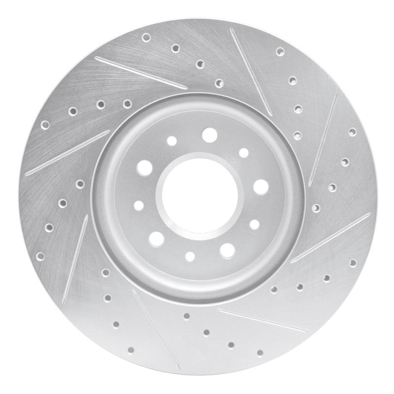DFC 16-21 Buick Regal Sportback Front Left Drilled & Slotted Silver Brake Rotor