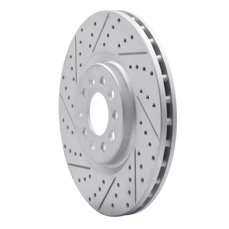 R1 14-26 Alfa Romeo Tonale Front Left Drilled & Slotted Geo-Carbon Rotor