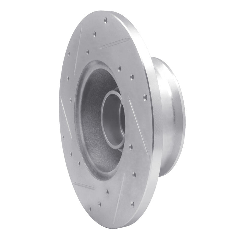 DFC 79-85 Volkswagen Type 2 Front Right Drilled & Slotted Silver Brake Rotor