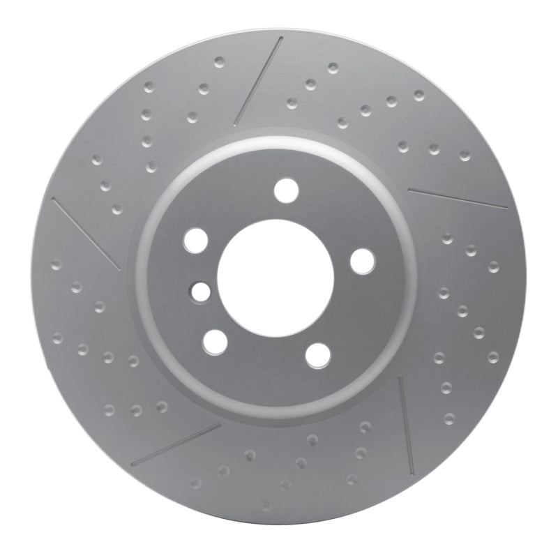 R1 13-20 BMW 435I Front Dimpled & Slotted GeoSPEC Coated Rotor