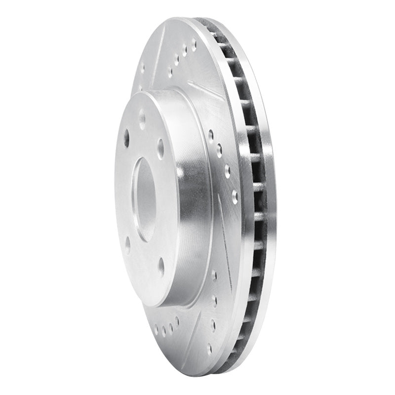 DFC 04-10 Chevrolet Optra (USA/Canada) Front Left Drilled & Slotted Silver Brake Rotor