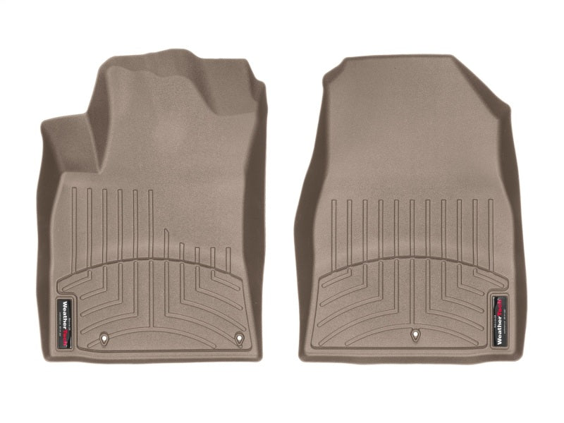 WeatherTech 2018+ Hyundai Elantra GT Front FloorLiner - Tan (Hatchback; Fits Both Auto/Manual)