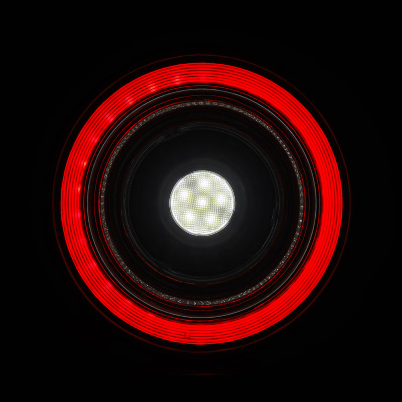 AlphaRex 10-15 Ferrari 458 NOVA-Series Prismatic LED Tail Lights Red Smoke