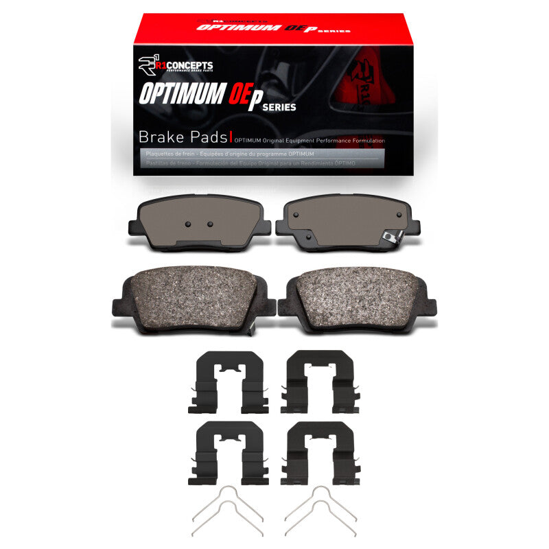R1 2010-2019 Hyundai Santa Fe Sport Rear R1 Optimum OE Pads & Hardware Kit