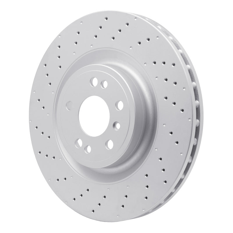 R1 12-19 Mercedes-Benz GLE300D Front Drilled Carbon Alloy GeoMET Rotor