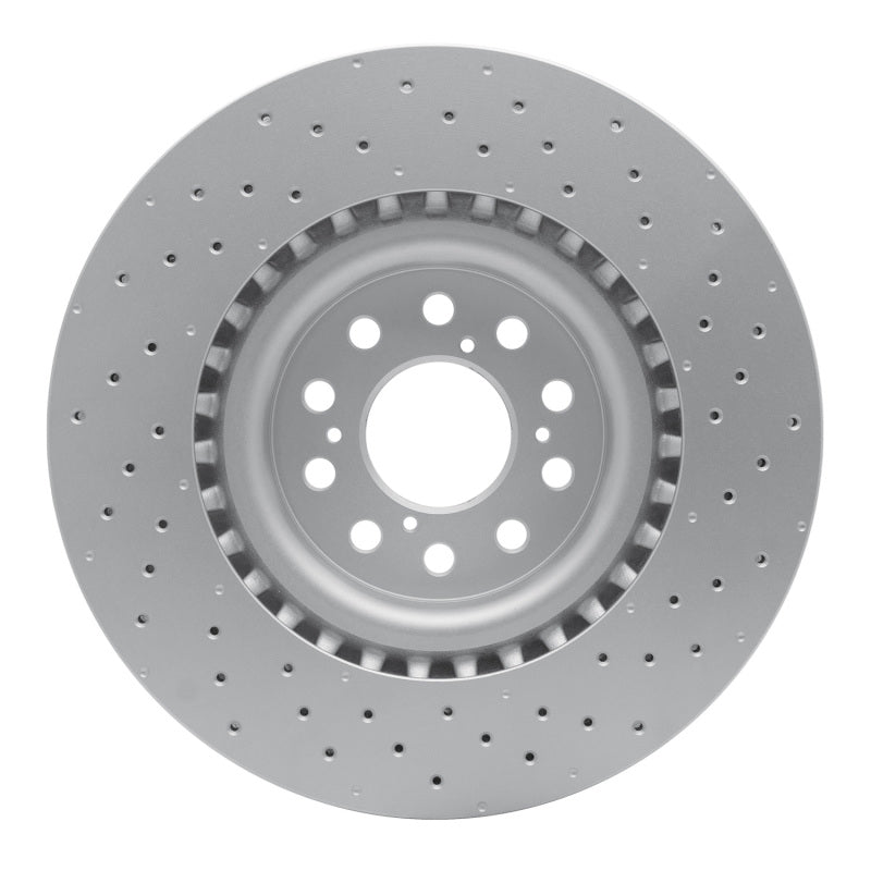 R1 17-25 Honda Civic Hatchback Front Drilled GeoSPEC Coated Rotor