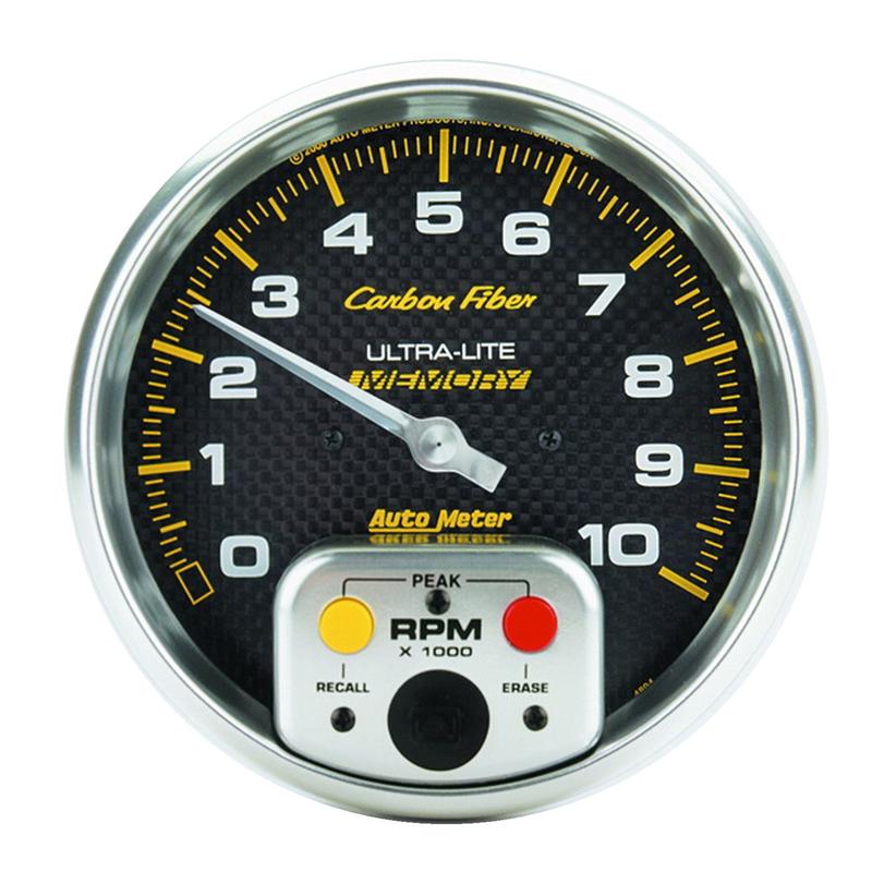 Autometer Carbon Fiber 52mm 240 Empty-33 Full Electronic Fuel Level Gauge