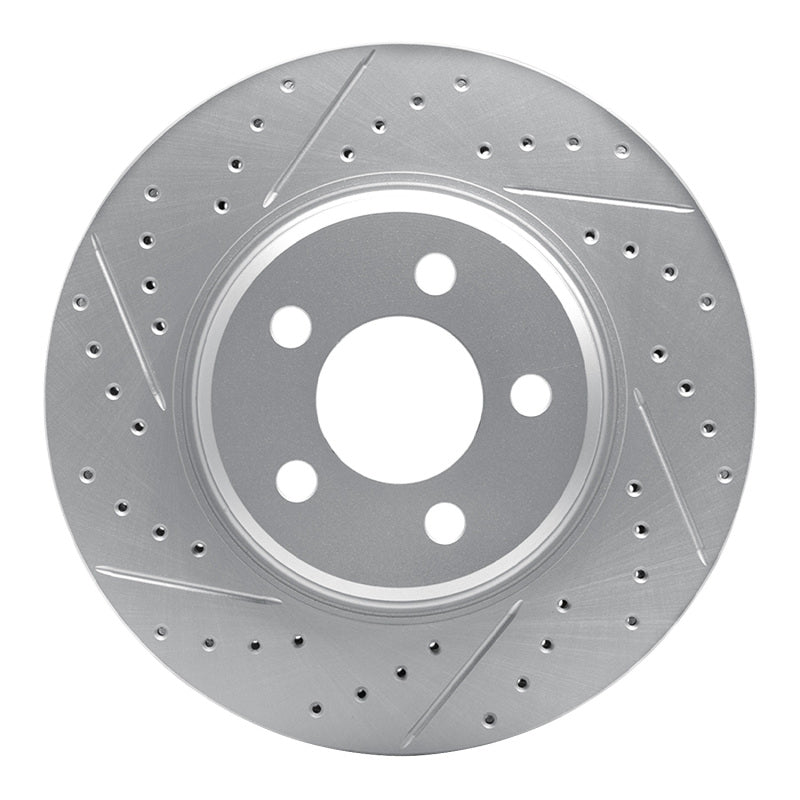 R1 19-20 Cadillac Ct6 Rear Left Drilled & Slotted Geo-Carbon Rotor