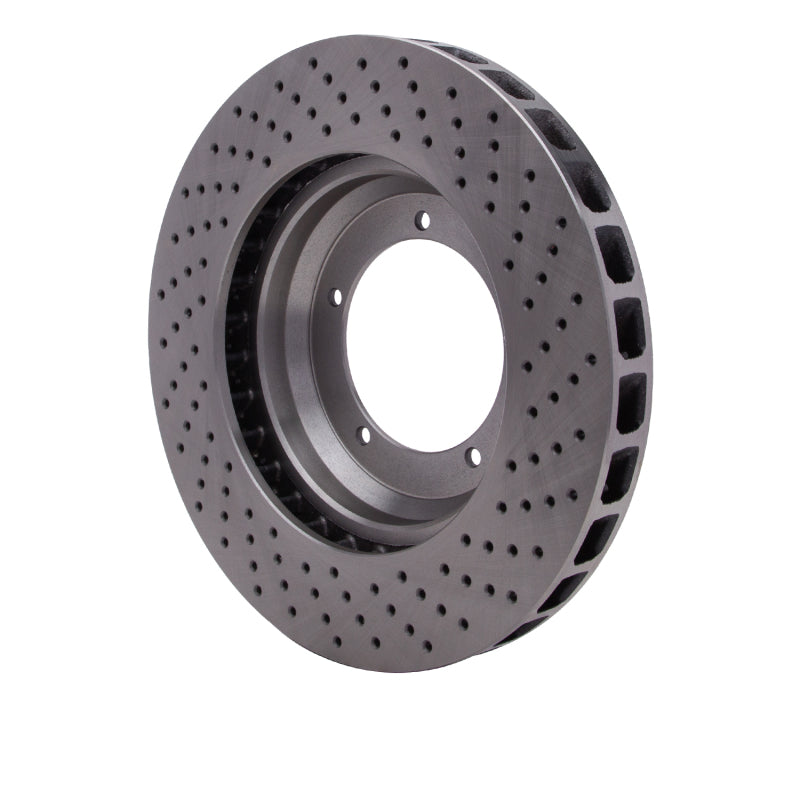 DFC 82-89 Porsche 911 Left Front Drilled Brake Rotor