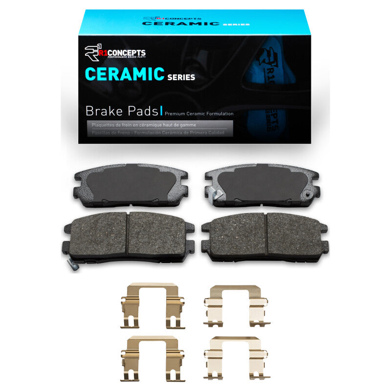 R1 92-04 Acura SLX Rear Ceramic Brake Pads & Hardware Kit