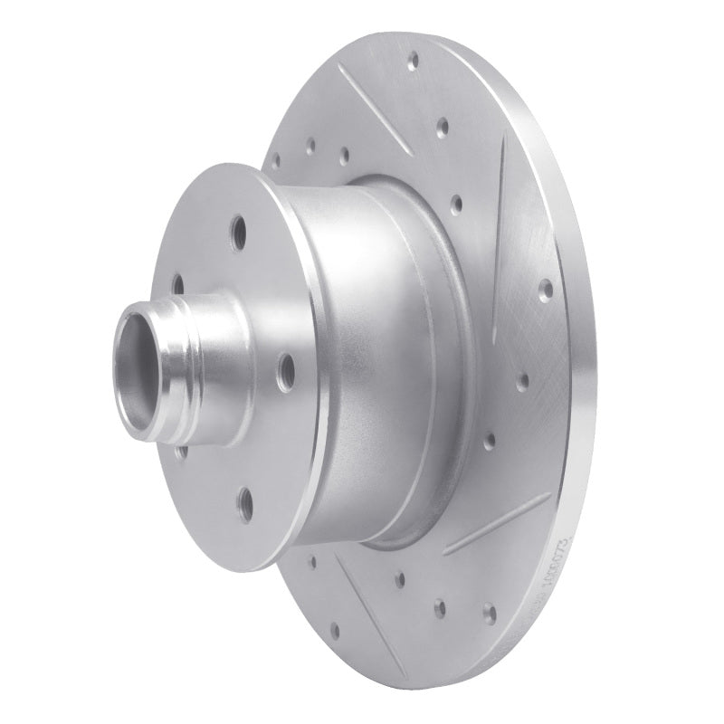 DFC 79-85 Volkswagen Type 2 Front Right Drilled & Slotted Silver Brake Rotor