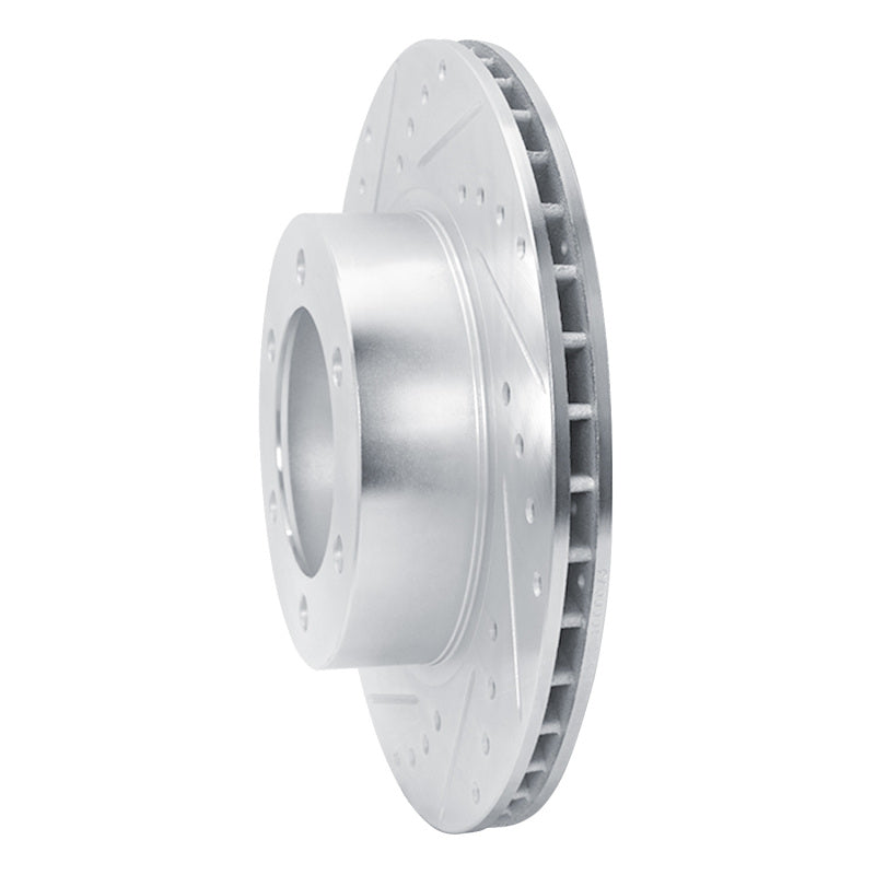 DFC 95-04 Toyota Tacoma Front Left Drilled & Slotted Silver Brake Rotor