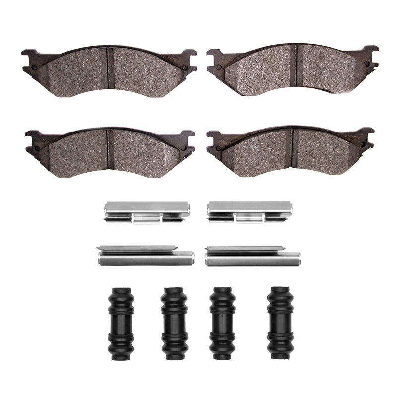 R1 1997-2004 Dodge Ram 1500 Van Front R1 Semi Met Pads & Hardware Kit