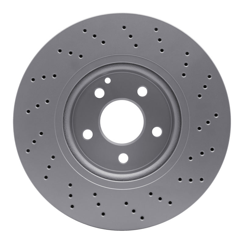 R1 05-06 Mercedes-Benz SL500 Front Drilled GeoSPEC Coated Rotor