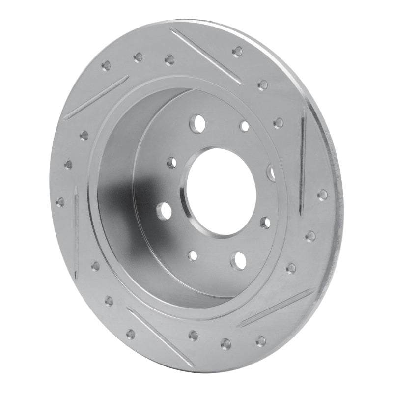 DFC 88-01 Acura INTEGRA Rear Left Drilled & Slotted Silver Brake Rotor