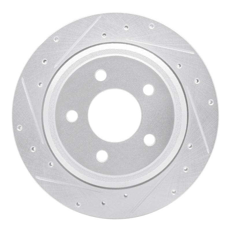 DFC 10-11 Ford Ranger (USA/Canada) Rear Left Drilled & Slotted Silver Brake Rotor