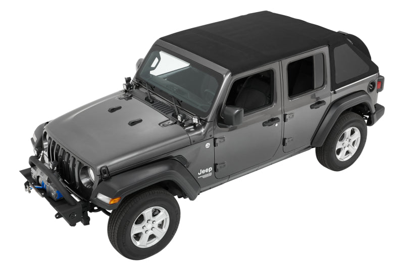 Bestop 18-26 Jeep Wrangler JL 4-Door Trektop (Premium Black Twill)